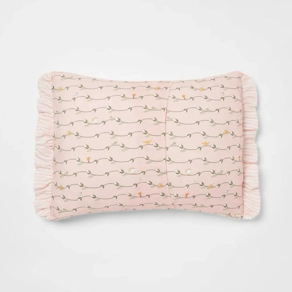 Disney Pillowfort Princess Vine Twin Kids Comforter Floral Bedding